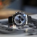 Rolex Daytona White Gold Steel Dial Oysterflex Strap116519ln-0027 Replica - Image 5