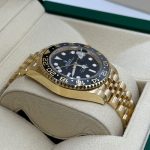 Rolex GMT Master ll Yellow Gold Black Dial Jubilee Bracelet Men's Watch 40mm M126718GRNR-0001 - Image 10