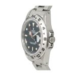 Rolex Explorer II Vintage Unpolished Rail Spider Black Dial 16570-0004 Oyster Replica - Image 3