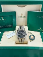 Rolex DATEJUST 41 Oyster, 41 mm, Oystersteel and white gold M126334-0022 - Image 3