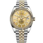 Rolex Sky-Dweller Champagne Dial Men's Watch 326933-0001