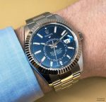 Rolex Sky-Dweller Blue Dial Stainless Steel 326934-0003 Oyster Replica - Image 5