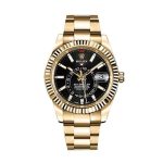 Rolex Sky-Dweller Gold 42 mm Black Index Dial Oyster Bracelet