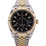 Rolex Sky-Dweller, 42mm, 18k Yellow Gold, Stainless Steel, Black Dial, 330933 - Image 2
