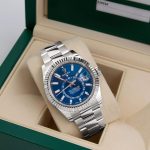 Rolex Sky-Dweller Blue Dial Stainless Steel 326934-0003 Oyster Replica - Image 2