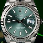 Rolex Datejust 41'Mint Green' 126334 Steel & White Gold - Image 15