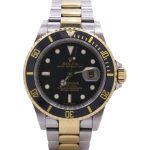 Rolex Submariner Date, 40mm, 18k Yellow Gold and Stainless Steel, Black Dial, 16613 - Image 2