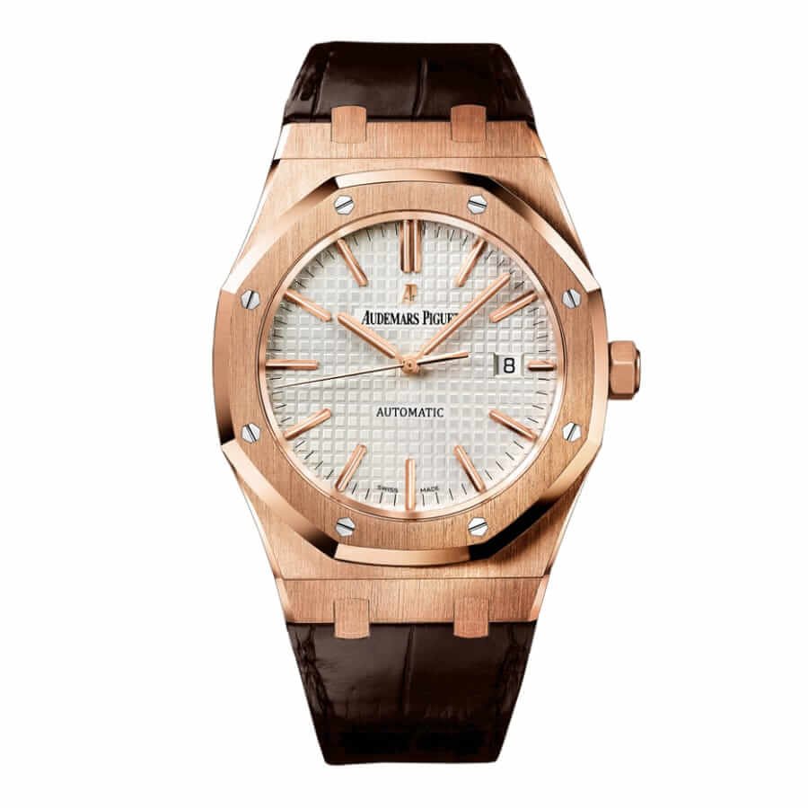 audemars-piguet-rose-gold-royal-oak-white-replica-1.jpg AP Rose Gold Selfwinding Replica - Image 1