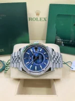 Rolex Sky-Dweller 42mm Black Dial Oyster Bracelet Men's Watch 326939 - Image 9