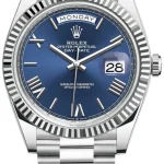Rolex Day-Date 40 Platinum Blue Dial Men's Watch M228236-0007