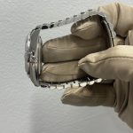 Lady Rolex DAY-DATE 36 128396TBR Ice Blue Baguette Index Replica - Image 6