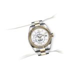 Rolex Sky-Dweller Automatic Men's 18kt Yellow Gold White Dial Oyster Watch 330933-0009 - Image 2