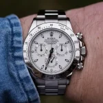 Rolex Cosmograph Daytona Steel Men's Luxury Watch 16520 - Image 9