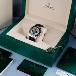 Rolex Daytona White Gold Steel Dial Oysterflex Strap116519ln-0027 Replica - Image 4